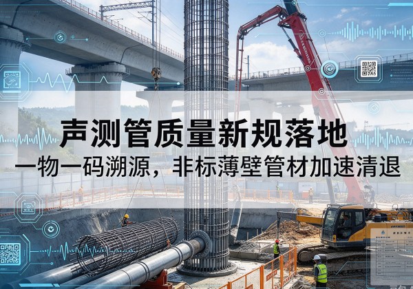 连山声测管质量新规落地，一物一码溯源，非标薄壁管材加速清退