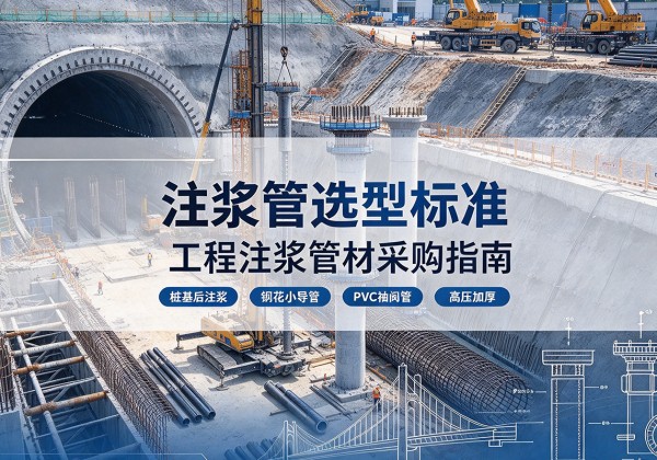 连山注浆管选型标准